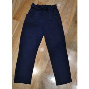 Zara Kids Girls (10) High Waisted Tie Pants